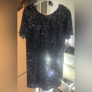 Alex Marie sequined short cocktail dress XL